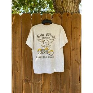 Vintage 00s Bike Week Daytona Beach Florida T-shirt Size L